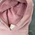 Οι προσαρμοσμένοι άνδρες πλένουν το βαρύ hoodie υπερμεγέθη